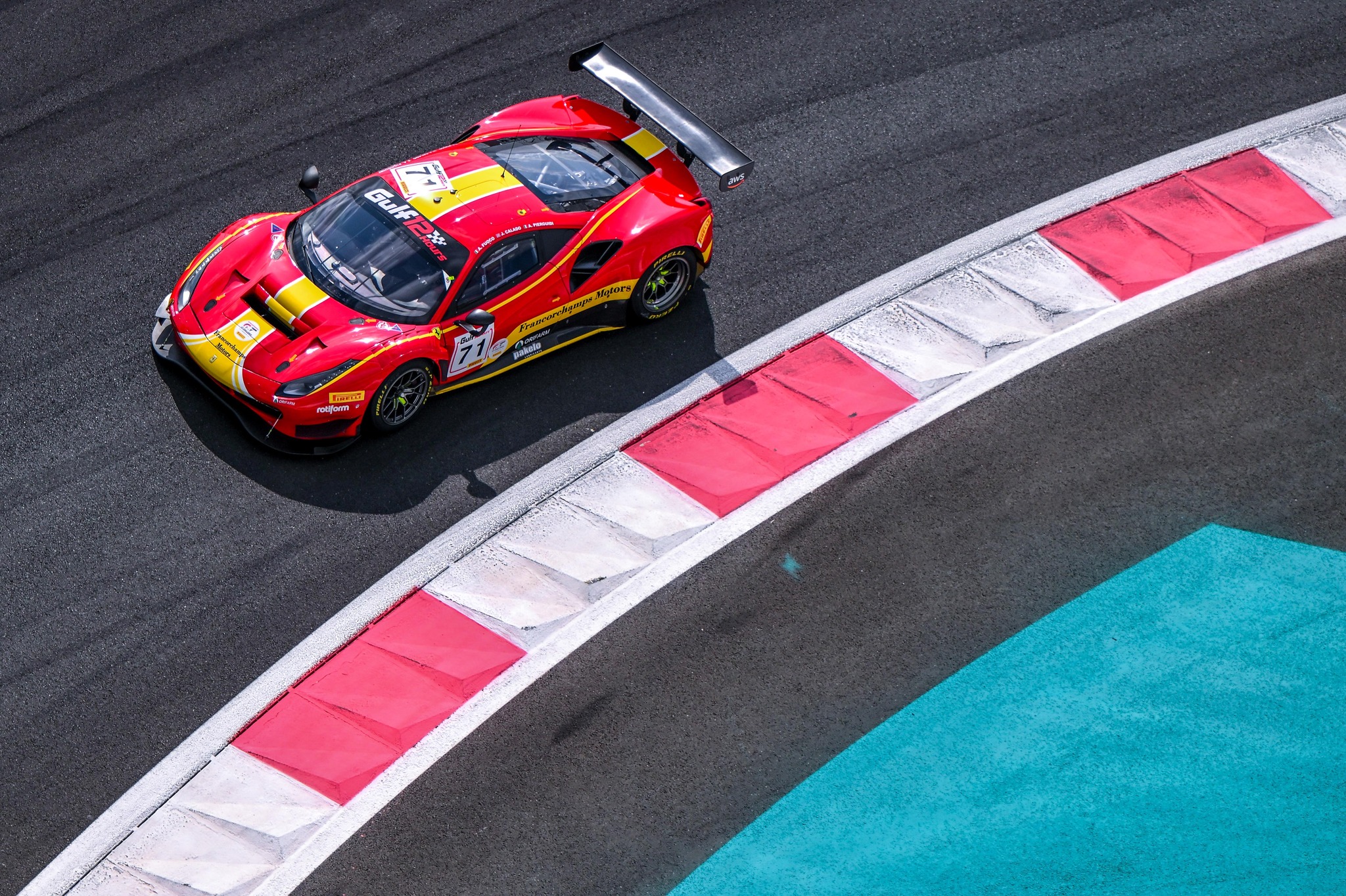 IGTC Gulf 12 Hours dubbel voor AF Corse, Laurent de Meeus op podium