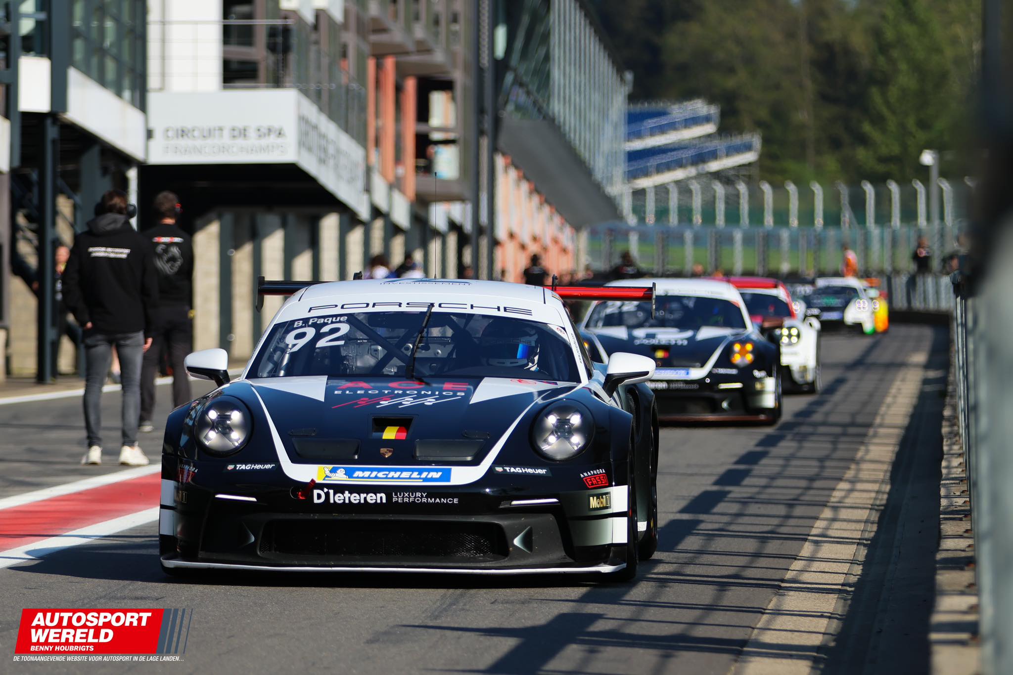 Porsche Carrera Cup Spa: goed weekend voor D'Ieteren Luxury Performance