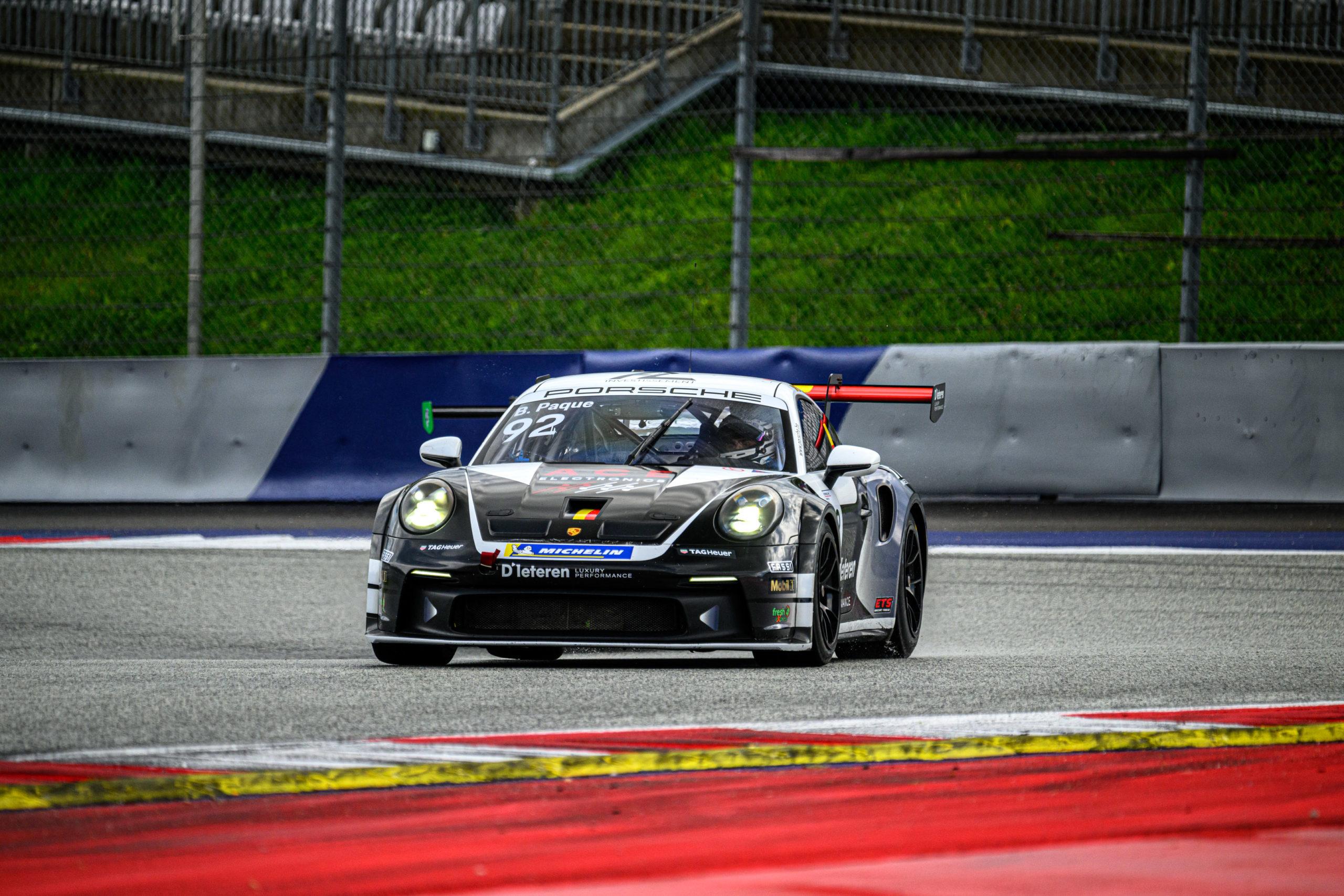 Porsche Carrera Cup Red Bull Ring: weekend in twee snelheden voor D'Ieteren Luxury Performance