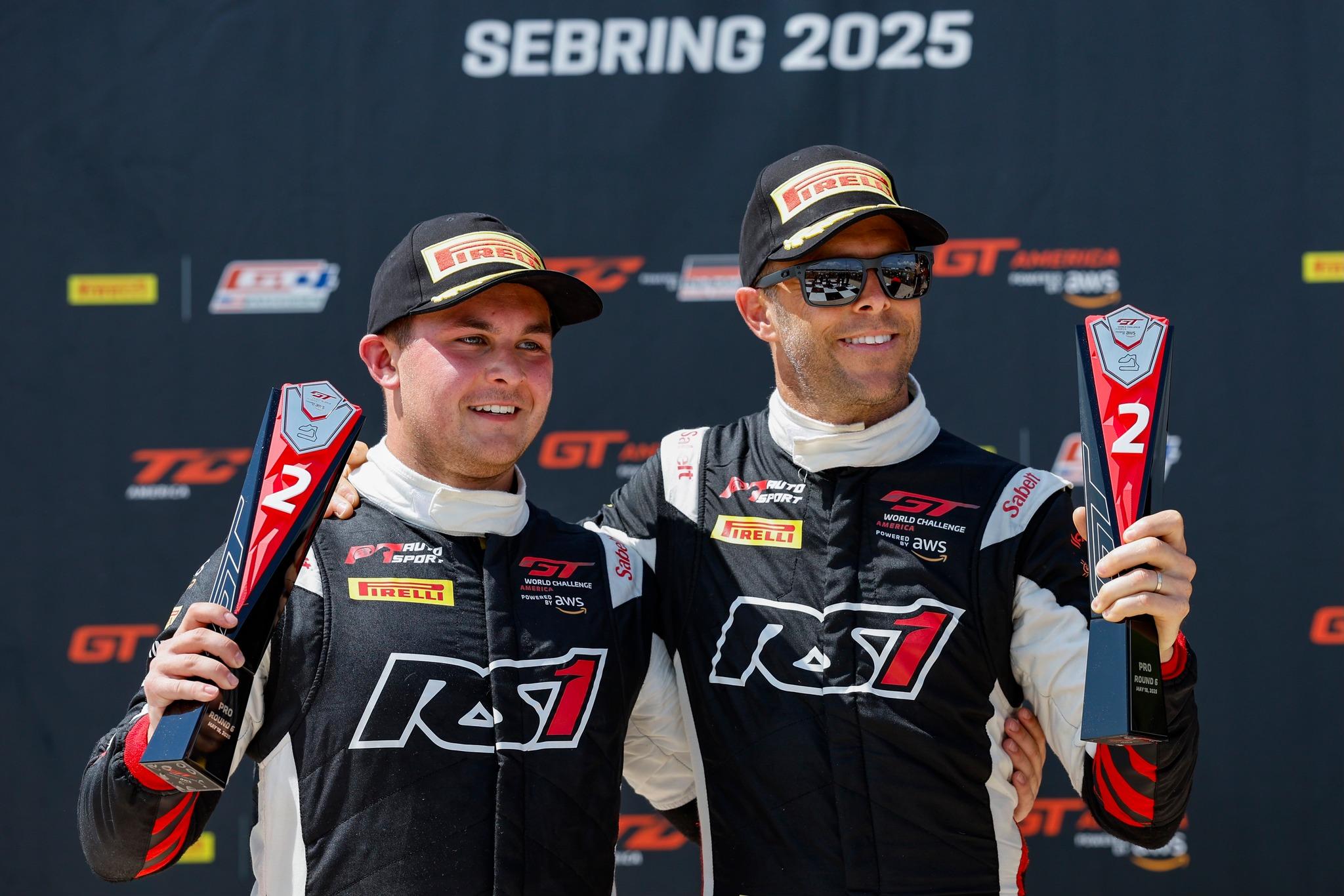 GT World America Sebring: Jan Heylen tweemaal tweede