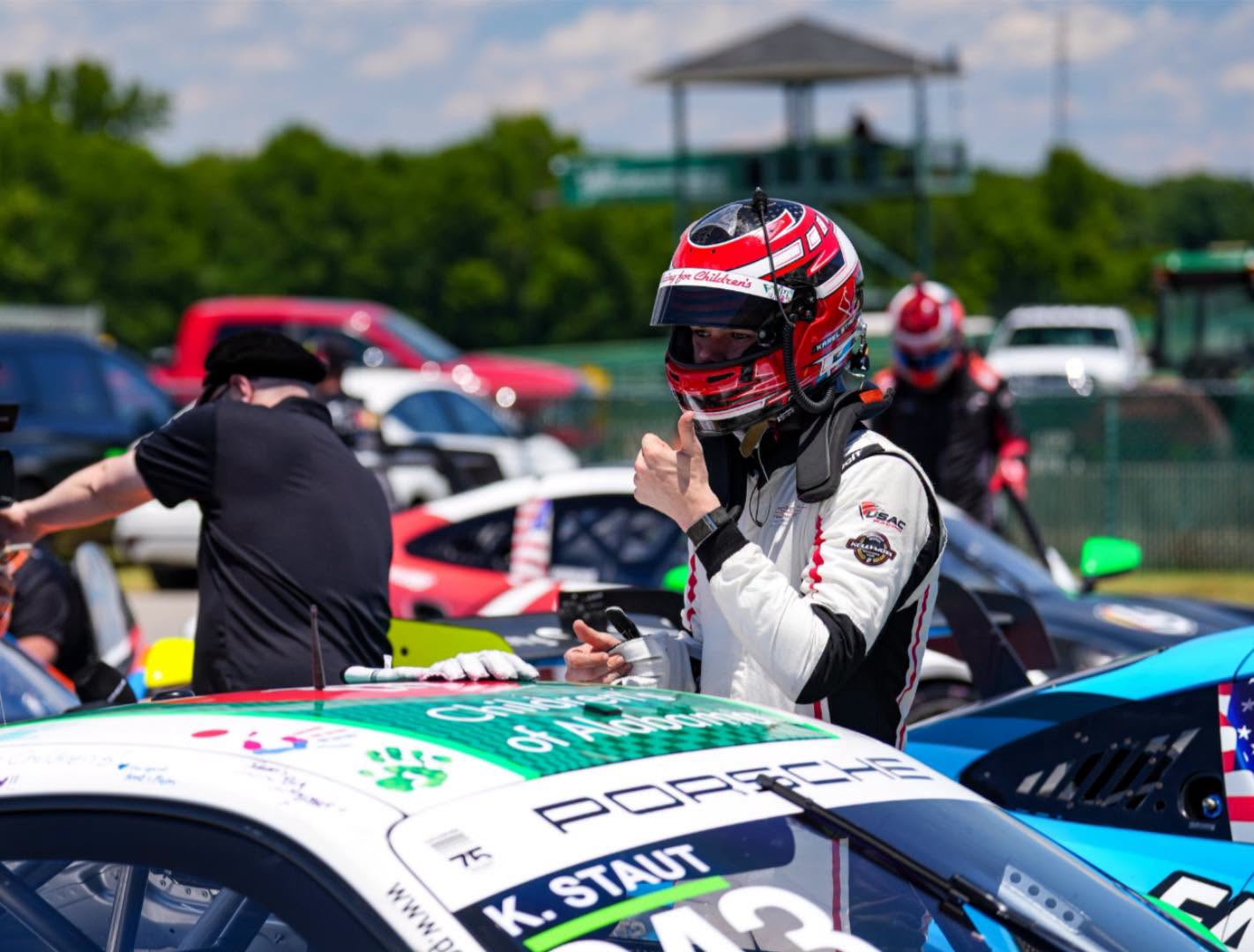 Porsche Sprint North America: weer tweemaal winst voor Staut