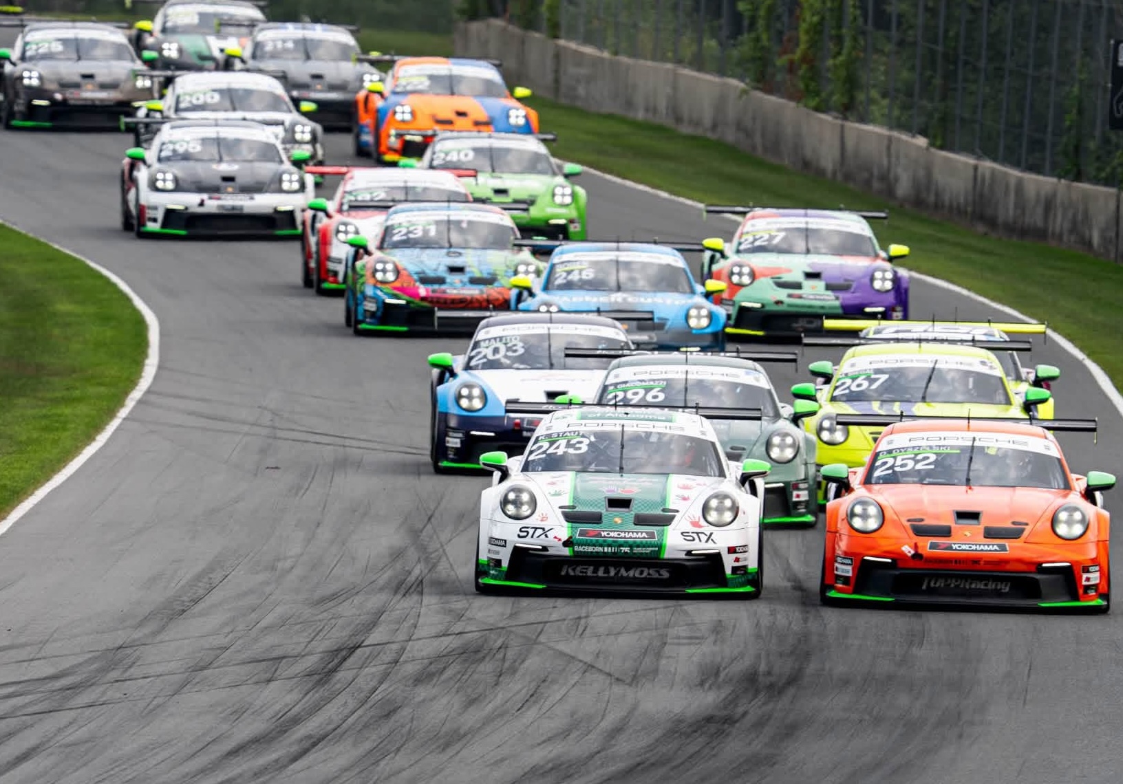 Porsche Sprint Challenge North-America: kampioen Staut sluit seizoen met podium af